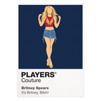 Britney Spears Britney Spears's headset microphone, choreography and Y2K performance styling Icon Frame artwork on white