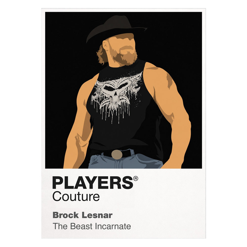 Brock Lesnar Wrestling Icon Frame Men's T-Shirt
