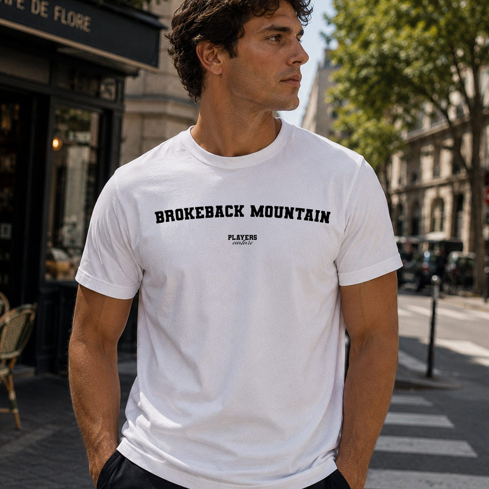 Brokeback Mountain white T-shirt lifestyle image 2