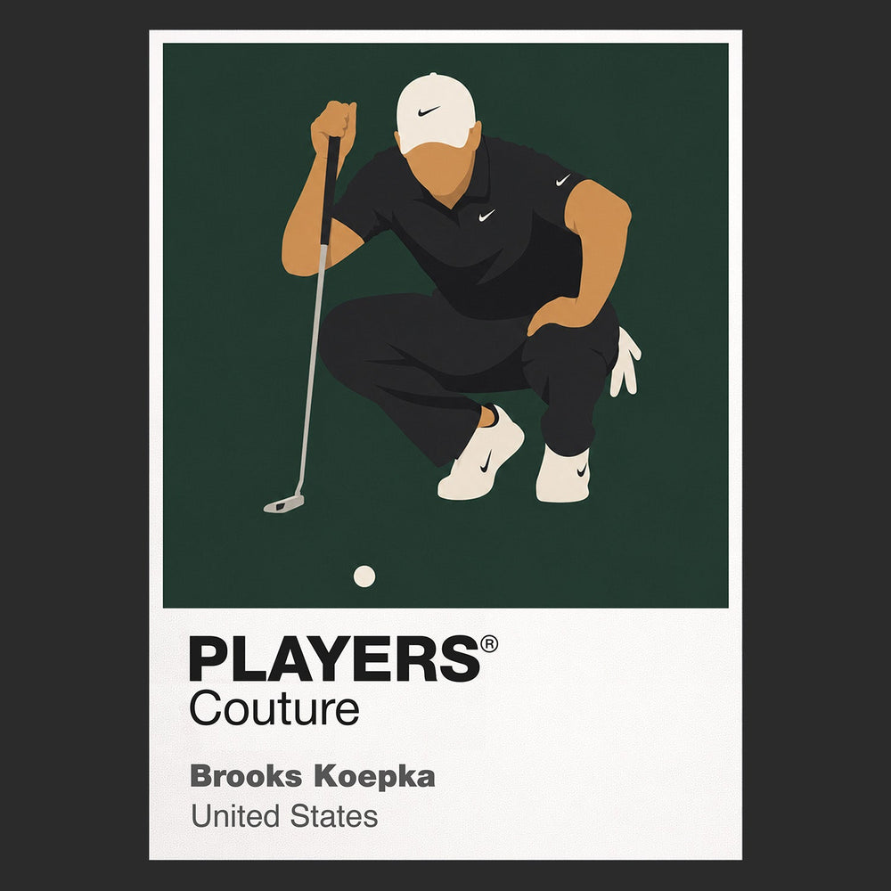 Brooks Koepka Golf Icon Frame Men's Polo Shirt