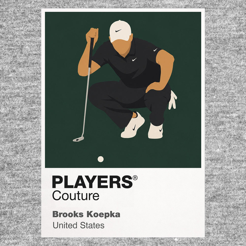 Brooks Koepka Golf Icon Frame Men's Polo Shirt
