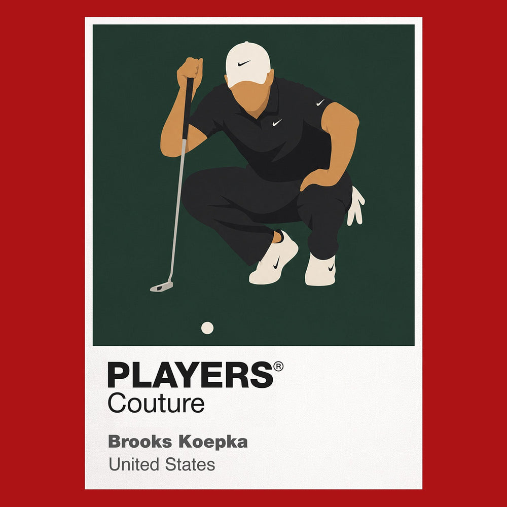 Brooks Koepka Golf Icon Frame Men's Polo Shirt