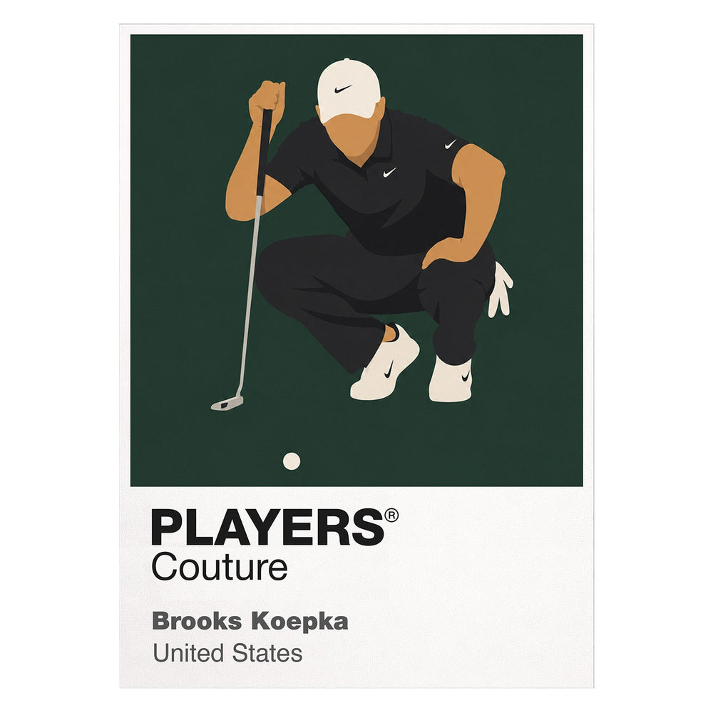 Brooks Koepka Golf Icon Frame Men's Polo Shirt