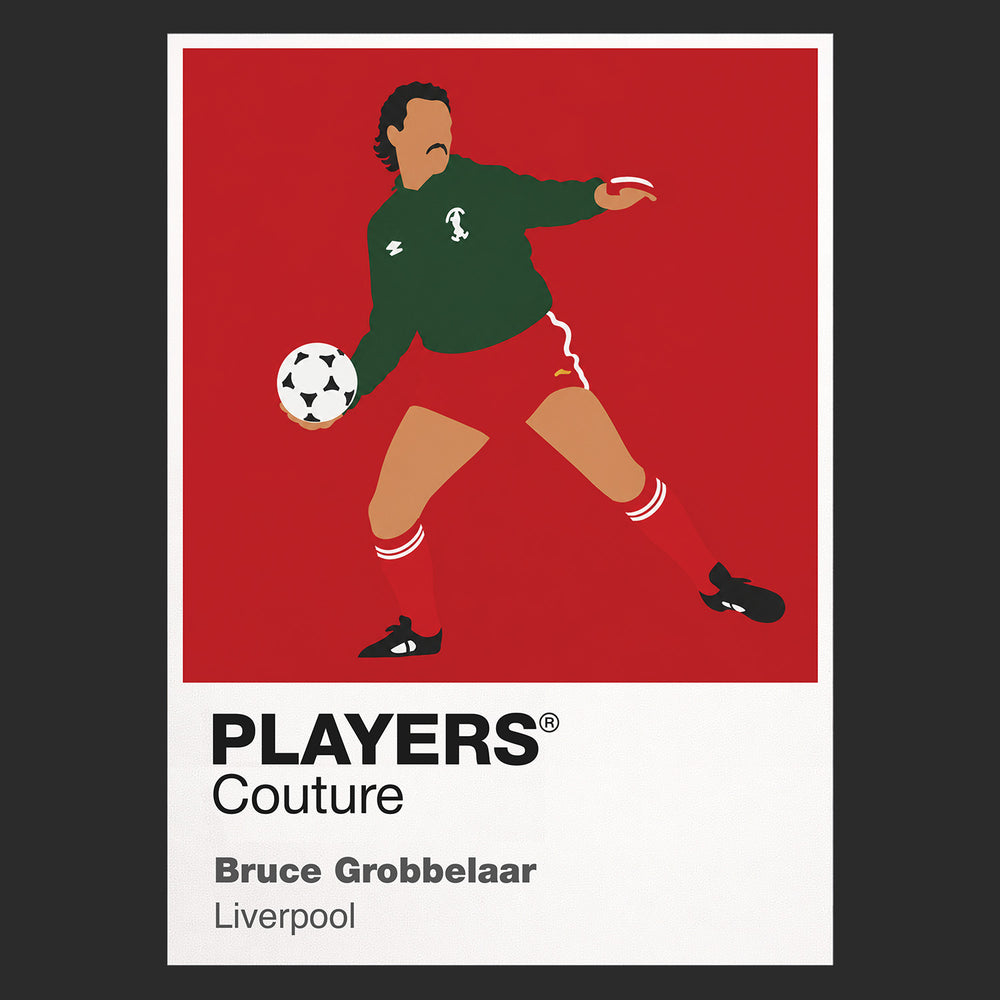 Bruce Grobbelaar Liverpool Icon Frame — Black