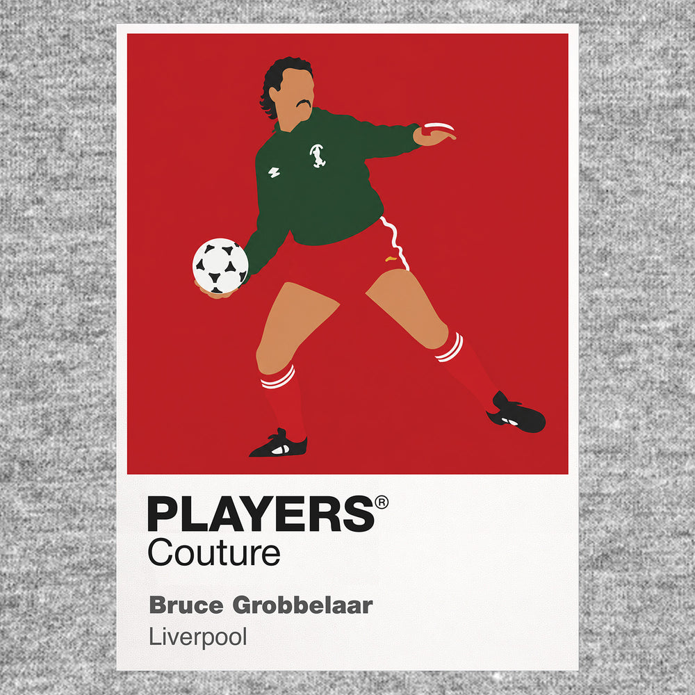 Bruce Grobbelaar Liverpool Icon Frame — Gray
