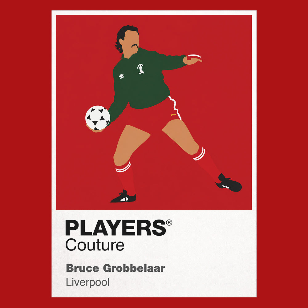 Bruce Grobbelaar Liverpool Icon Frame — Red