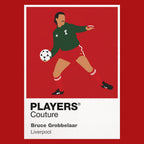 Bruce Grobbelaar Liverpool Icon Frame — Red