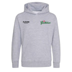 Bruce Grobbelaar hoodie – grey kids' hoodie featuring the Bruce Grobbelaar Players Couture logo