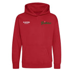 Bruce Grobbelaar hoodie – red kids' hoodie featuring the Bruce Grobbelaar Players Couture logo