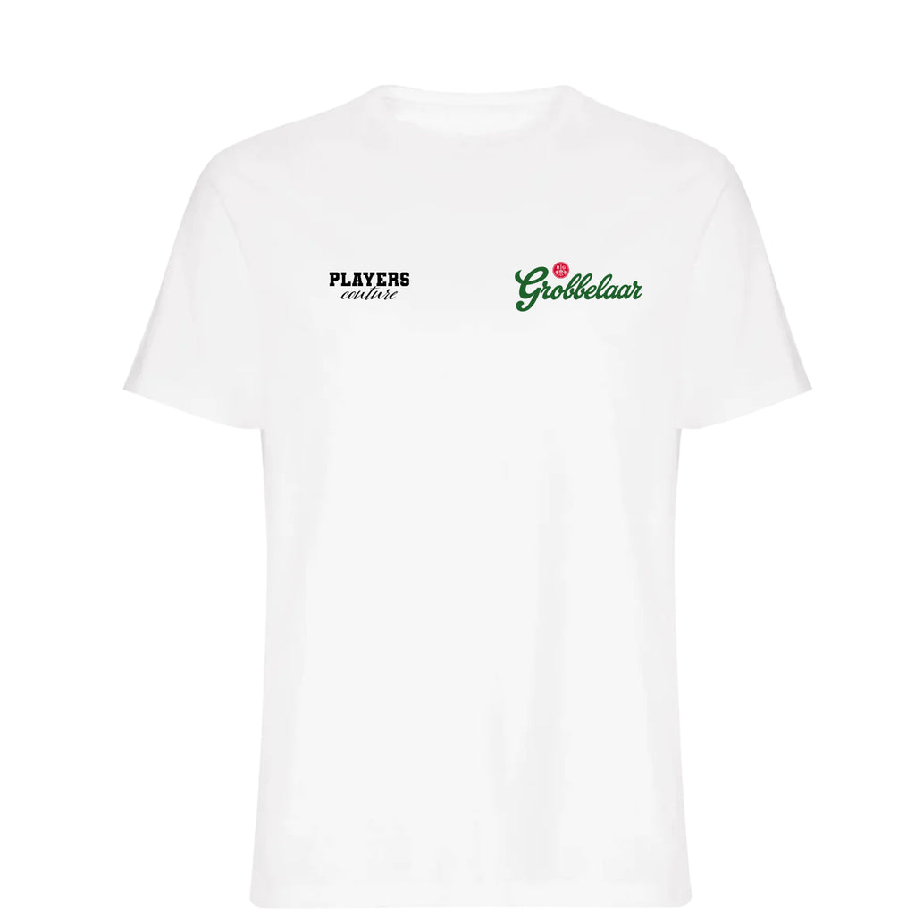 Bruce Grobbelaar Logo Players Couture Mens T-Shirt White