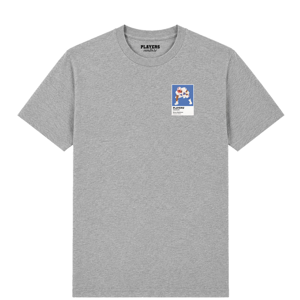 Bruce Matthews Oilers American Football Icon Frame Men's T-Shirt
