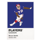 Bruce Smith Bills American Football Icon Frame Men's T-Shirt