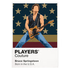 Bruce Springsteen Bruce Springsteen's guitar, rolled sleeves and full-commitment E Street stage posture Icon Frame artwork on white