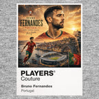 Bruno Fernandes Portugal Atlas Frame artwork by Players Couture