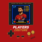 Bruno Fernandes 1P 8-Bit hoodie retro gaming design by Players Couture