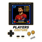 Bruno Fernandes 1P 8-Bit hoodie retro gaming design by Players Couture