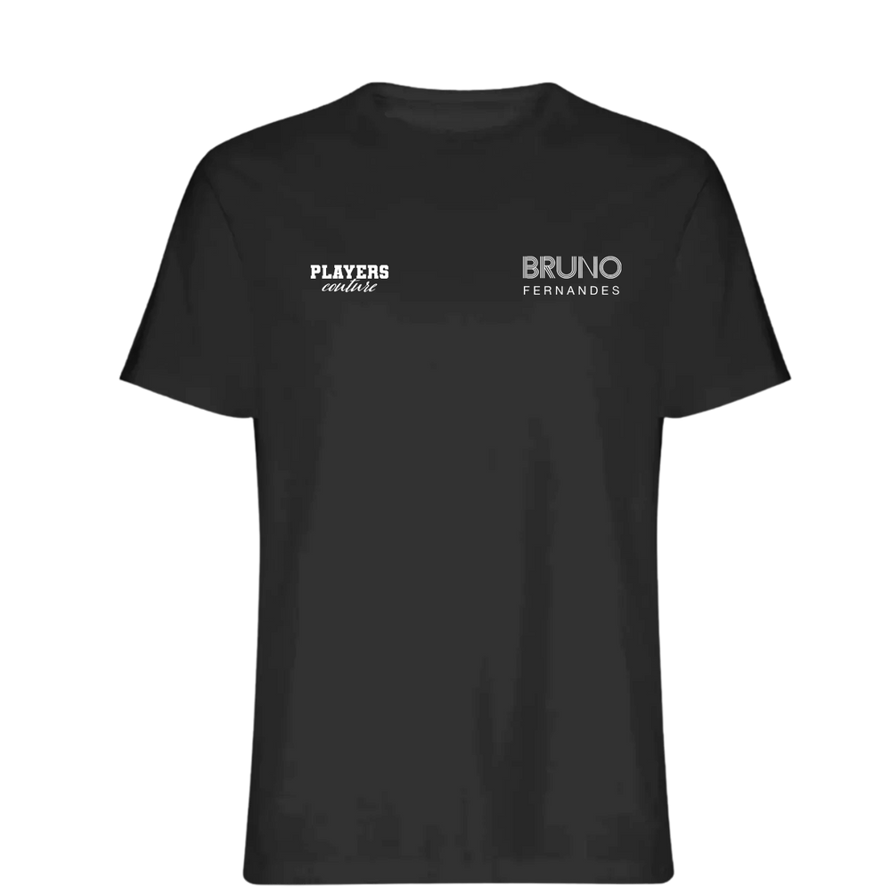 Bruno Fernandes Logo Players Couture Mens T-Shirt Black