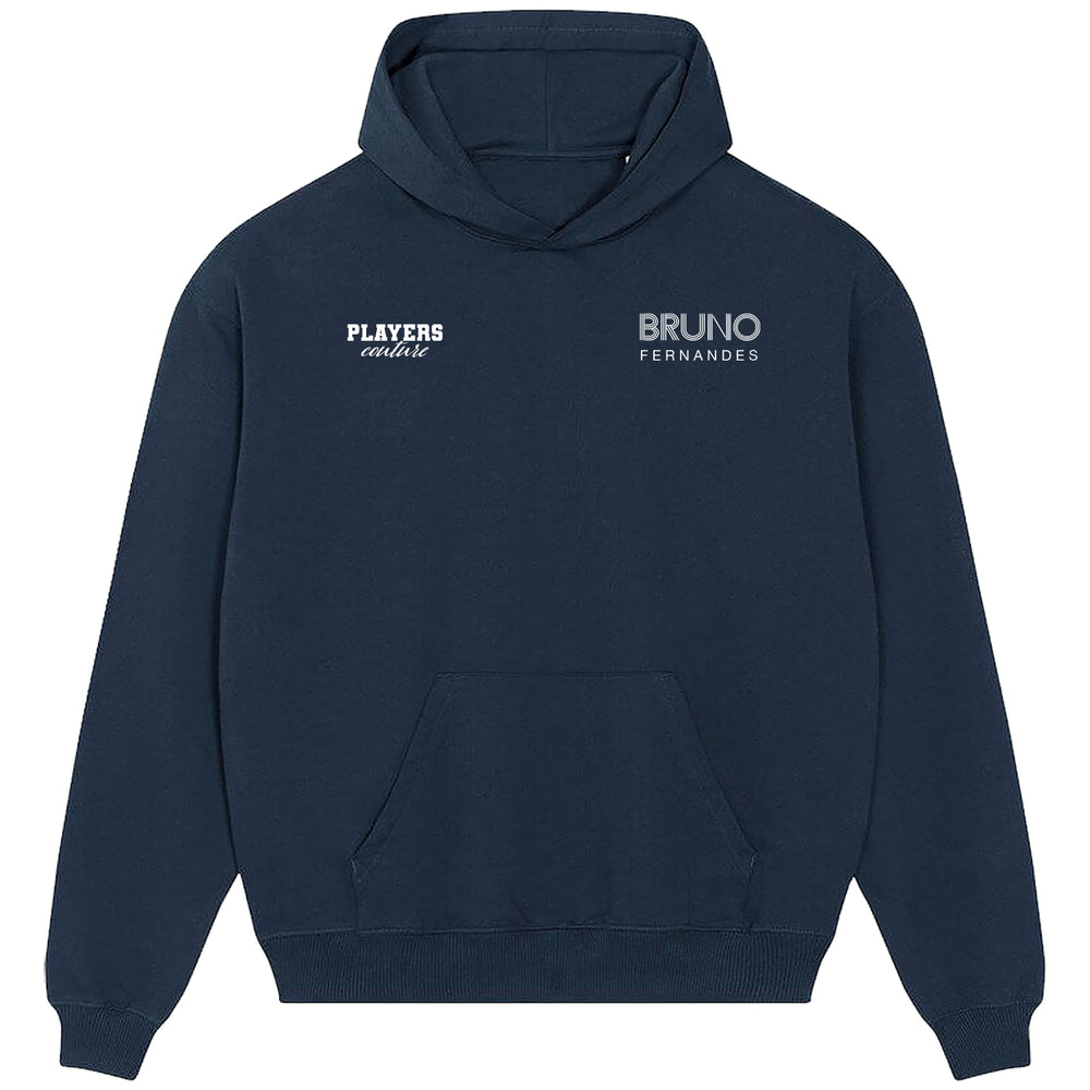 Bruno Fernandes Logo Players Couture Men's Casual Hoodie Navy