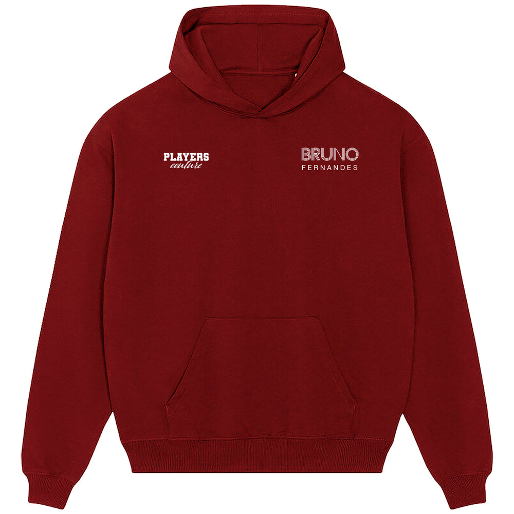 Bruno Fernandes Logo Players Couture Men's Casual Hoodie Red