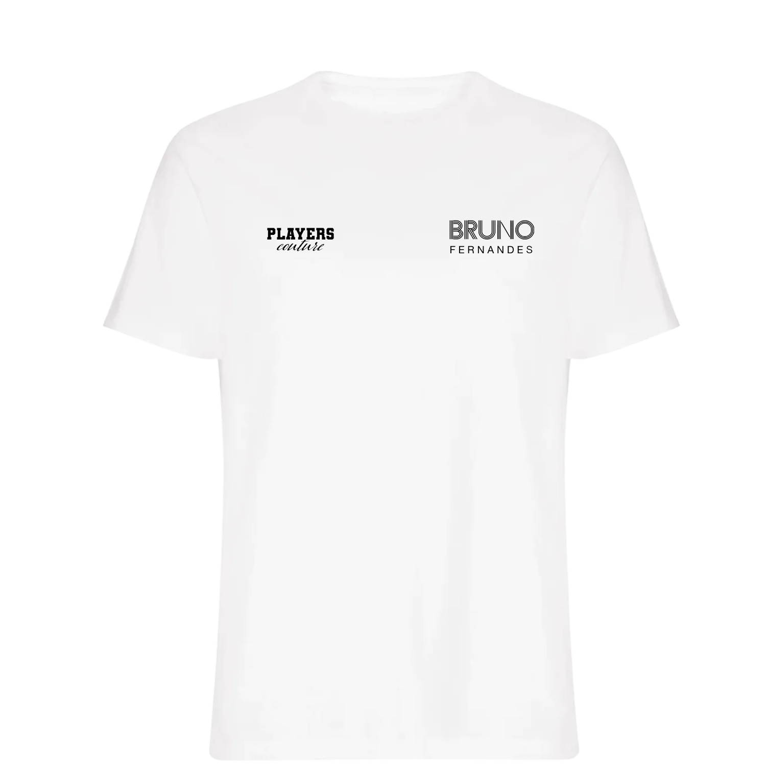 Bruno Fernandes Logo Players Couture Mens T-Shirt White