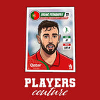 Bruno Fernandes World Cup Sticker Kids Hoodie – bruno fernandes red Players Couture design