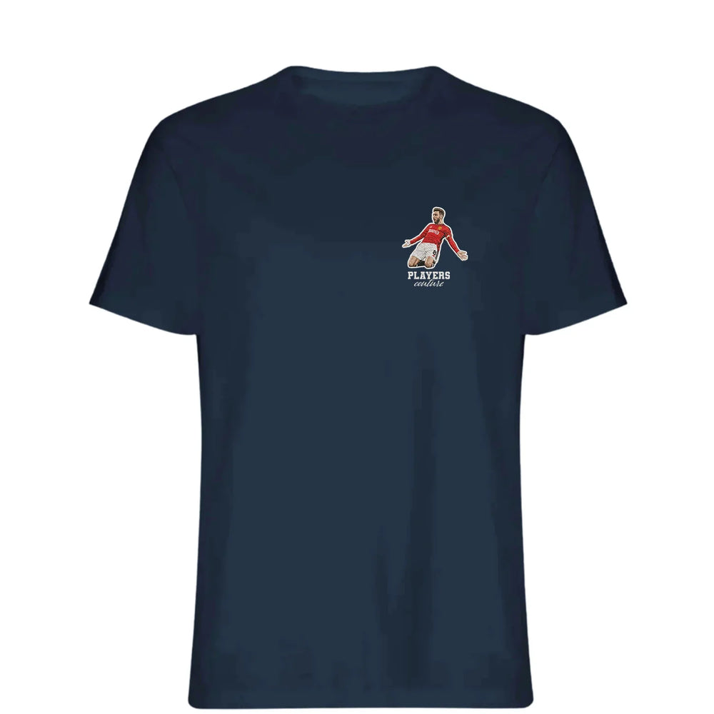 Bruno Fernandes t-shirt – white men's t-shirt featuring the Bruno Fernandes Players Couture logo