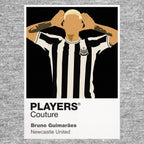 Bruno Guimaraes Newcastle United Icon Frame — Gray