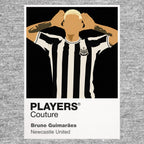 Bruno Guimaraes Newcastle United Icon Frame — Gray