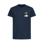 Bruno Guimaraes Newcastle United Icon Frame Kids T-Shirt — Navy