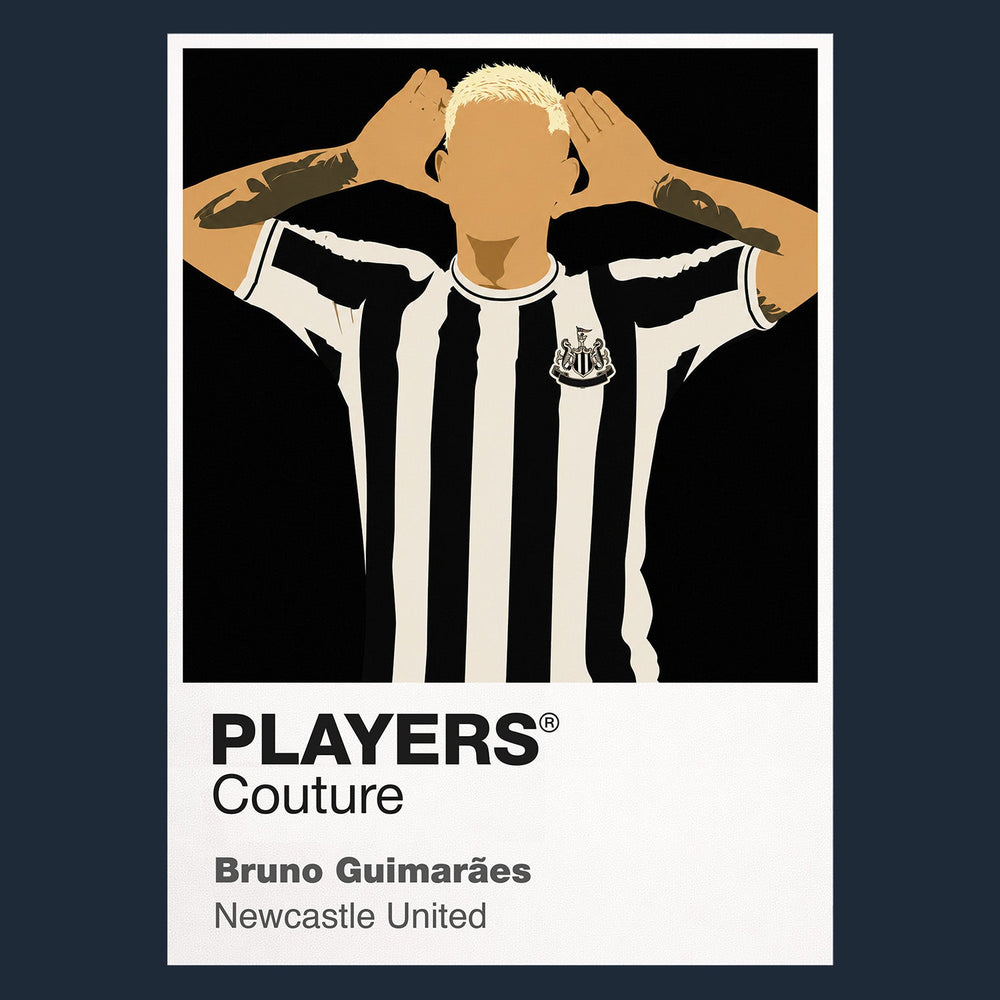 Bruno Guimaraes Newcastle United Icon Frame — Navy