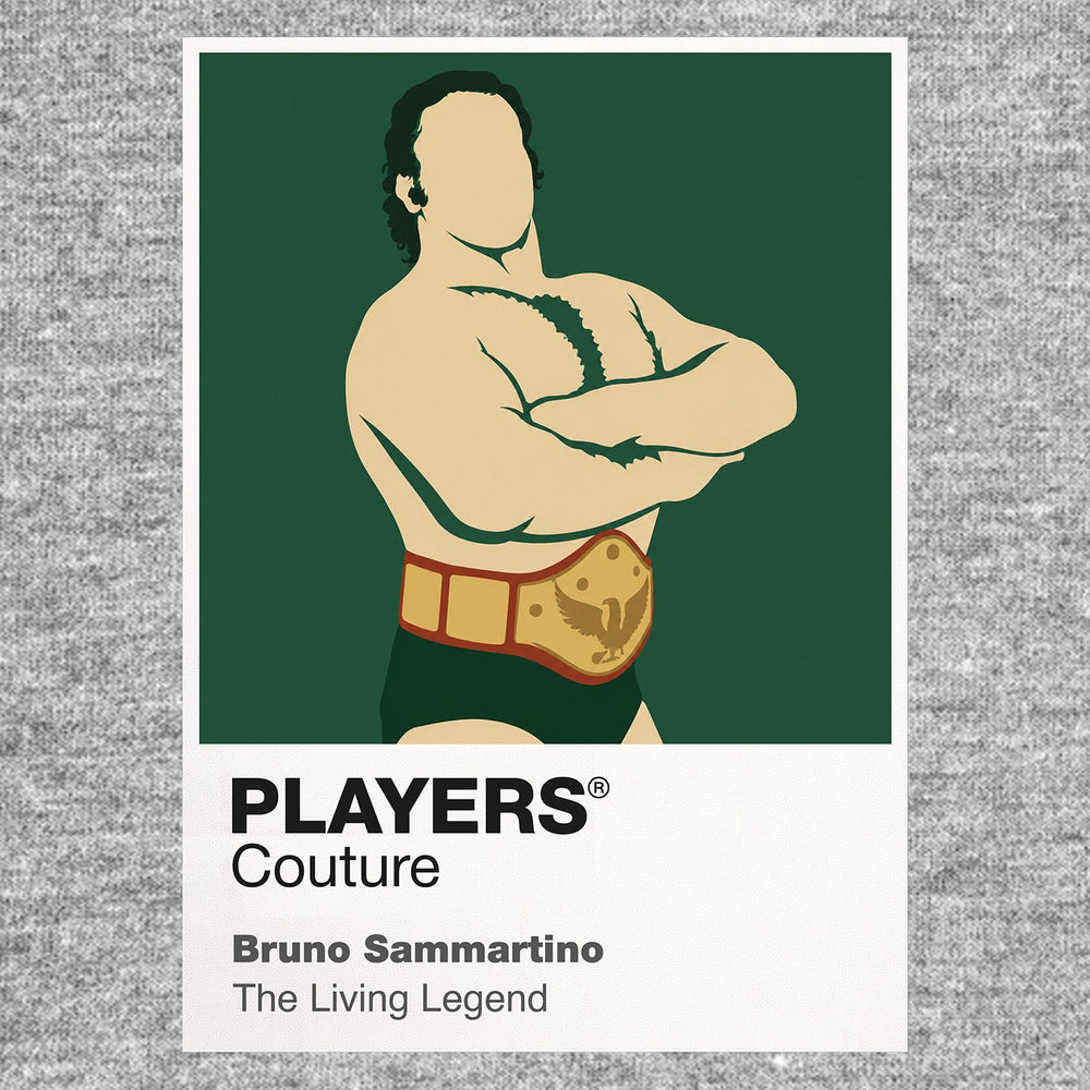 Bruno Sammartino Wrestling Icon Frame Men's T-Shirt
