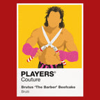 Brutus Beefcake Wrestling Icon Frame Men's Hoodie