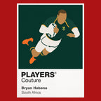 Bryan Habana Rugby Union Icon Frame Men's Hoodie – image 7