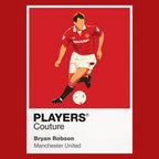 Bryan Robson Manchester United Icon Frame Men's Hoodie