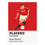 Bryan Robson Manchester United Icon Frame Men's Hoodie