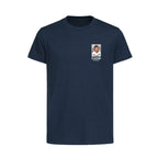 Bryan Robson World Cup Sticker Kids T-Shirt – bryan robson sticker kids navy tshirt Players Couture design