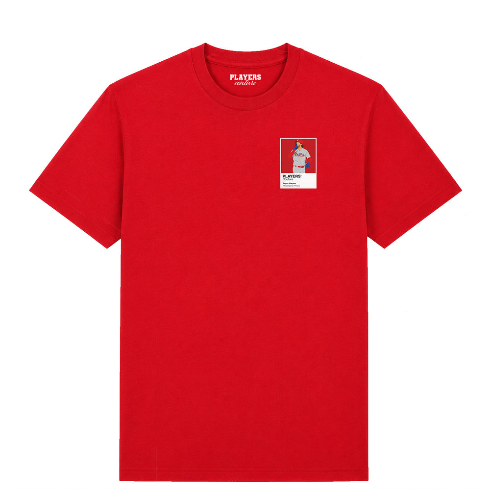Bryce Harper Phillies Baseball Icon Frame Men's T-Shirt - Red
