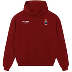 Bryson Dechambeau hoodie – red men's hoodie featuring the Bryson Dechambeau Players Couture logo