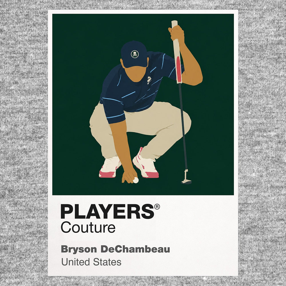 Bryson DeChambeau 2 Golf Icon Frame Men's Polo Shirt