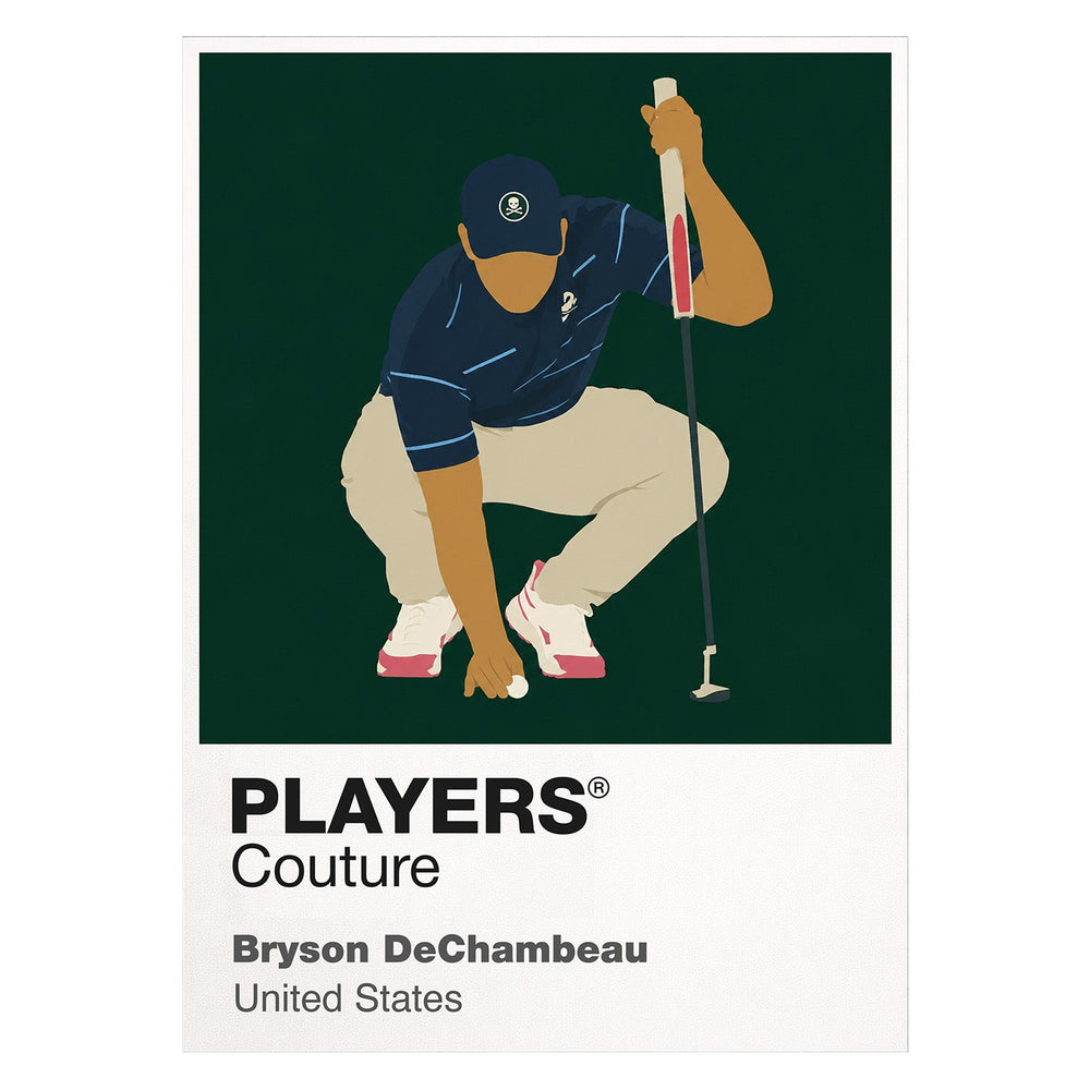 Bryson DeChambeau 2 Golf Icon Frame Men's Polo Shirt