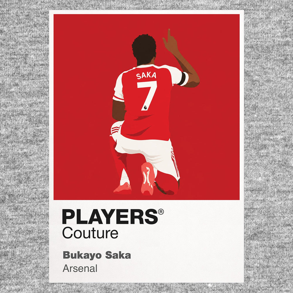 Buyako Saka Arsenal Icon Frame — Gray
