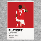Buyako Saka Arsenal Icon Frame — Gray