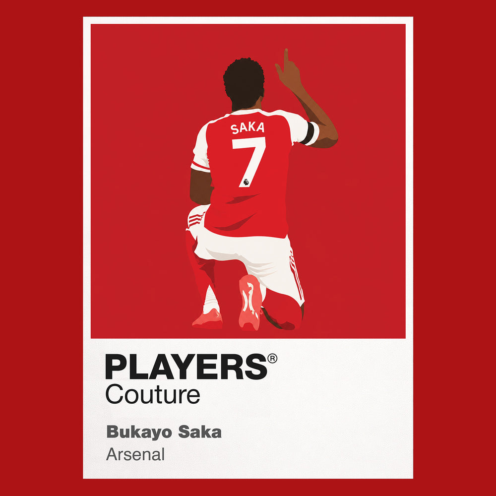 Buyako Saka Arsenal Icon Frame — Red