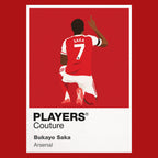 Buyako Saka Arsenal Icon Frame — Red