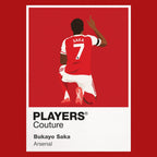 Buyako Saka Arsenal Icon Frame — Red