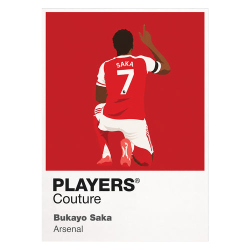 Buyako Saka Arsenal Icon Frame — White