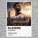 Bukayo Saka England Atlas Frame artwork by Players Couture