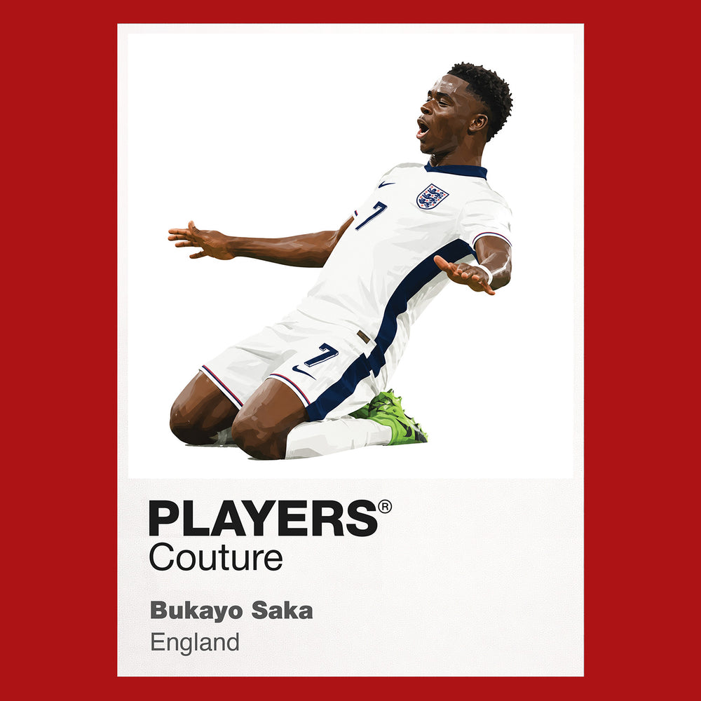 Bukayo Saka Players Couture Frame Red