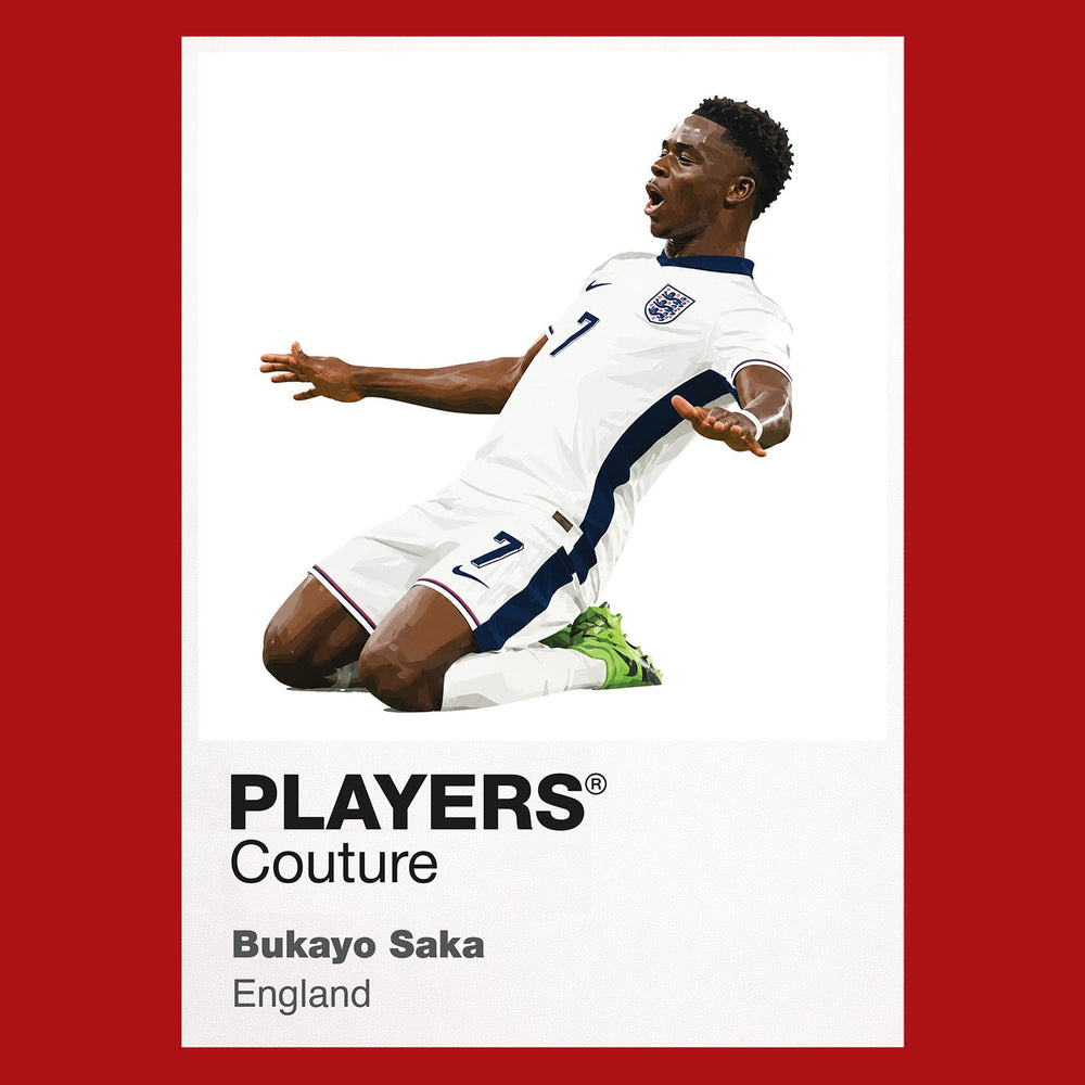 Bukayo Saka Players Couture Frame Red