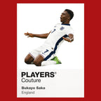 Bukayo Saka Players Couture Frame Red